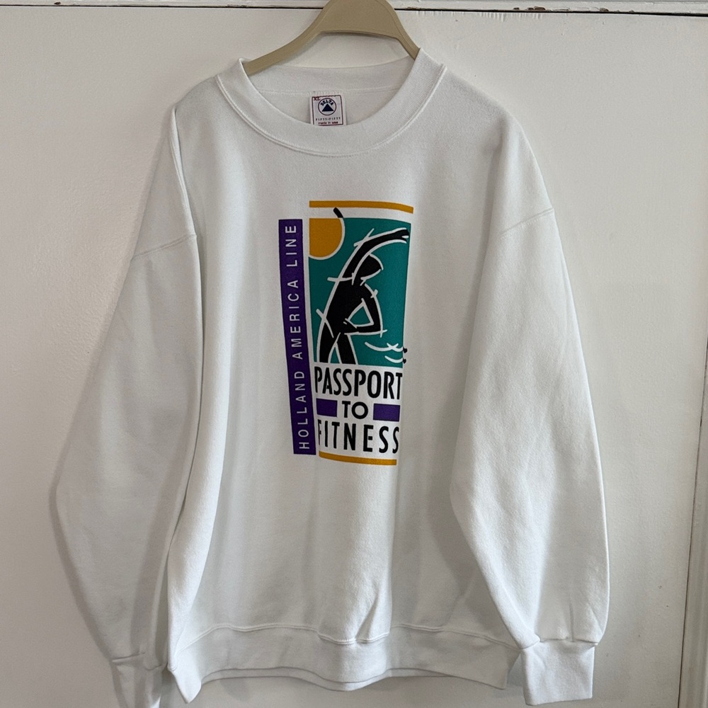 Passport to Fitness vintage 90’s Sweatshirt size XL